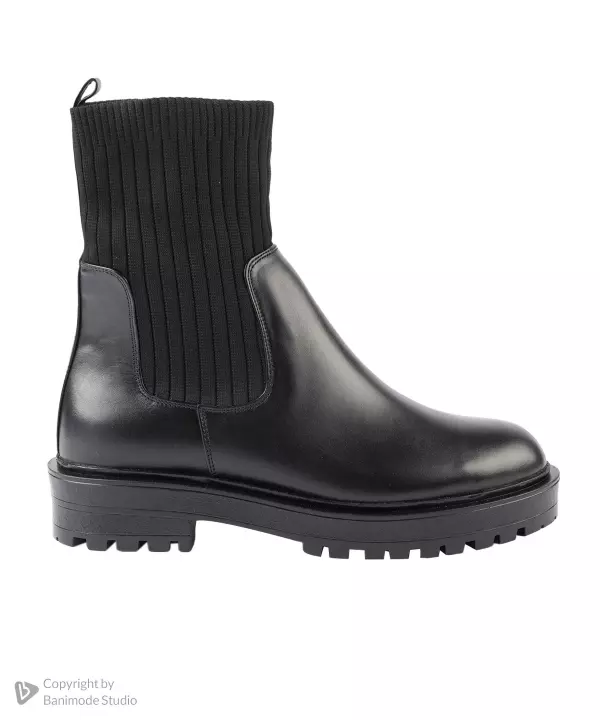 نیم بوت چلسی زنانه چرم مشهد Mashad Leather - Image 2