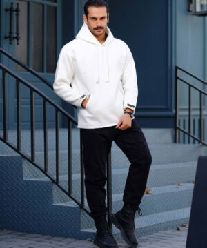 هودی مردانه سفید
